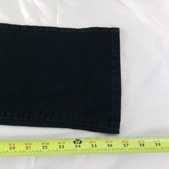 Nine West Jeans Womens W32 x L27 Mid Rise Vintage America Straight Black Denim‎ - Picture 7 of 13